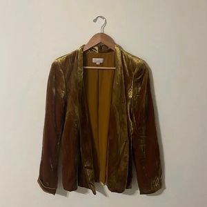 Worn once loft velvet jacket